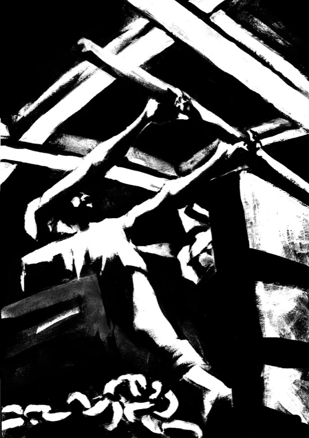 Ilustracija: U podpalublju gusarskog broda
